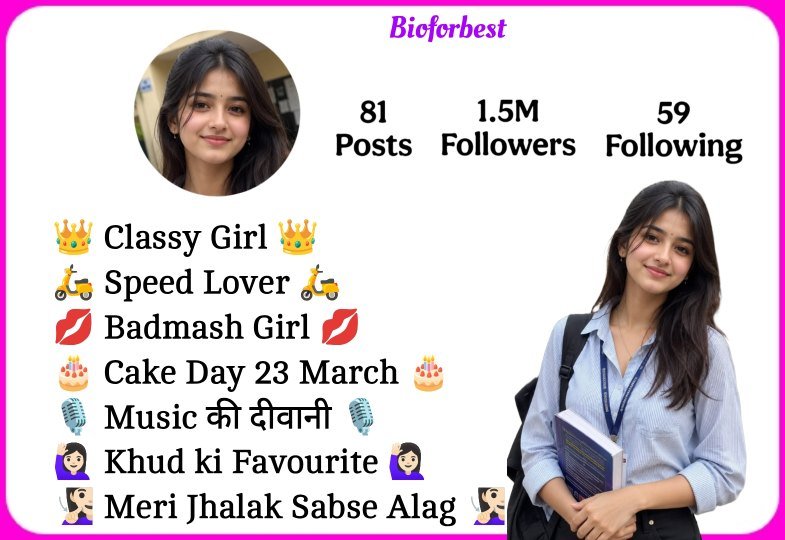 Badmashi bio for Instagram