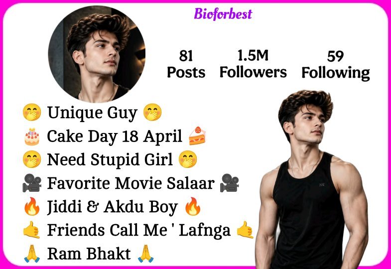 Badmashi bio for Instagram